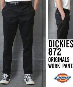 Quần dài Dickies 872 chính hãng - Vải kaki, ống slim đứng form