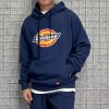 Áo khoác hoodie Dickies màu xanh đen logo in basic chính hãng - áo khoác nỉ