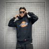 Áo khoác hoodie Dickies màu đen logo in basic chính hãng - áo khoác nỉ