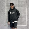 Áo khoác hoodie Dickies màu đen logo in chữ trắng chính hãng - áo khoác nỉ