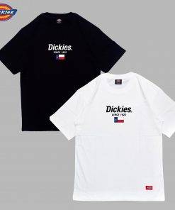Áo thun nam nữ unisex Dickies logo cờ mĩ, chất cotton 100% chính hãng