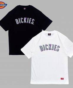 Áo thun nam nữ unisex Dickies logo chữ cong, chất cotton 100% chính hãng