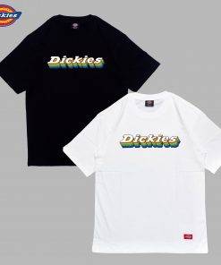 Áo thun nam nữ unisex Dickies logo chữ nhiều màu, chất cotton 100% chính hãng