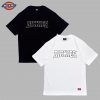 Áo thun nam nữ unisex Dickies logo chữ đen trắng, chất cotton 100% chính hãng