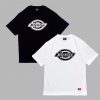 Áo thun nam nữ unisex Dickies logo basic đen trắng, chất cotton 100% chính hãng