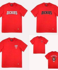 Áo thun nam nữ unisex Dickies tổng hợp các mẫu màu đỏ , chất cotton 100% chính hãng