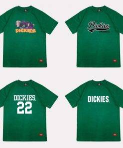 Áo thun nam nữ unisex Dickies tổng hợp các mẫu màu xanh lá  , chất cotton 100% chính hãng