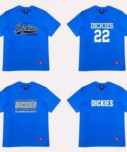 Áo thun nam nữ unisex Dickies tổng hợp các mẫu màu xanh dương  , chất cotton 100% chính hãng