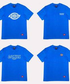 Áo thun nam nữ unisex Dickies tổng hợp các mẫu màu xanh dương  , chất cotton 100% chính hãng