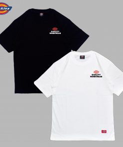Áo thun nam nữ unisex Dickies logo nhỏ trước ngực, chất cotton 100% chính hãng