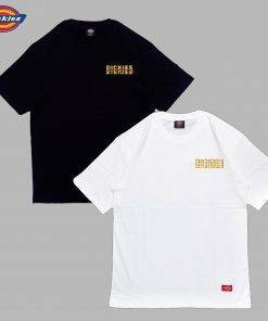 Áo thun nam nữ unisex Dickies logo chữ nhỏ trước ngực, chất cotton 100% chính hãng