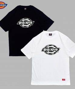 Áo thun nam nữ unisex Dickies logo basic họa tiết bông, chất cotton 100% chính hãng