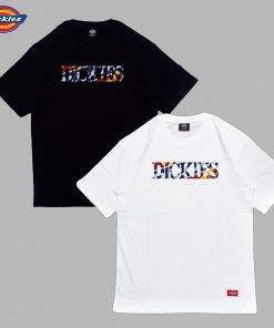 Áo thun nam nữ unisex Dickies logo chữ nhiều màu, chất cotton 100% chính hãng