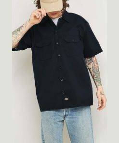 Áo sơ mi kaki Dickies tay ngắn túi ngực chính hãng