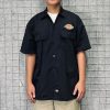 Áo sơ mi kaki Dickies tay ngắn túi ngực 1 logo thêu chính hãng