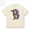Áo thun Unisex MLB (Màu kem) hottrend nhiều mẫu form rộng vãi dày dặn
