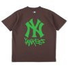 Áo thun Unisex MLB (Màu nâu) hottrend nhiều mẫu form rộng vãi dày dặn