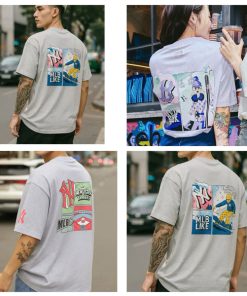 Dickies 23 - Áo thun MLB xám Rustic-worn