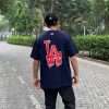 Dickies 56 - Áo thun MLB xanh đen Refined